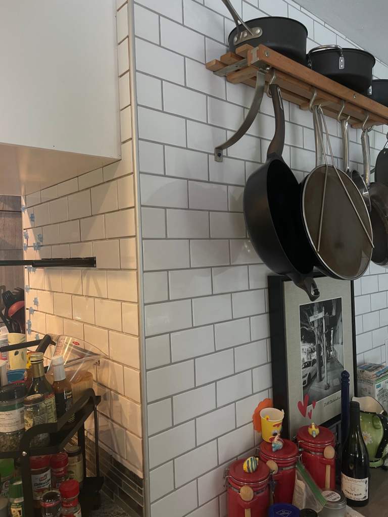 new white subway tile