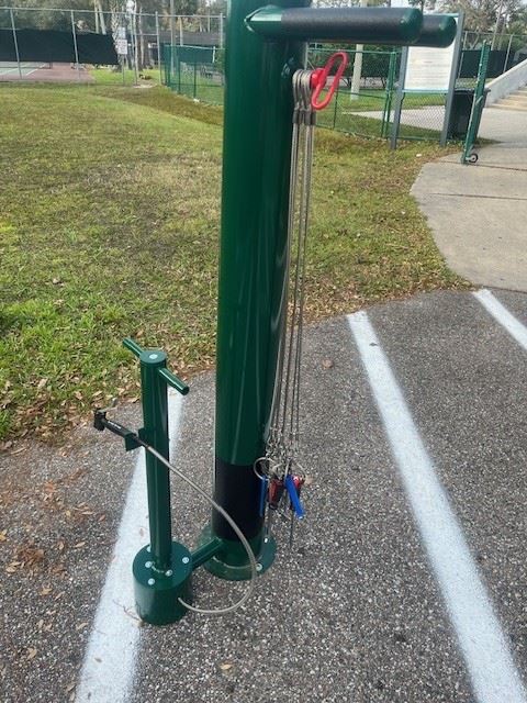 bike repair station in atlantic beach park