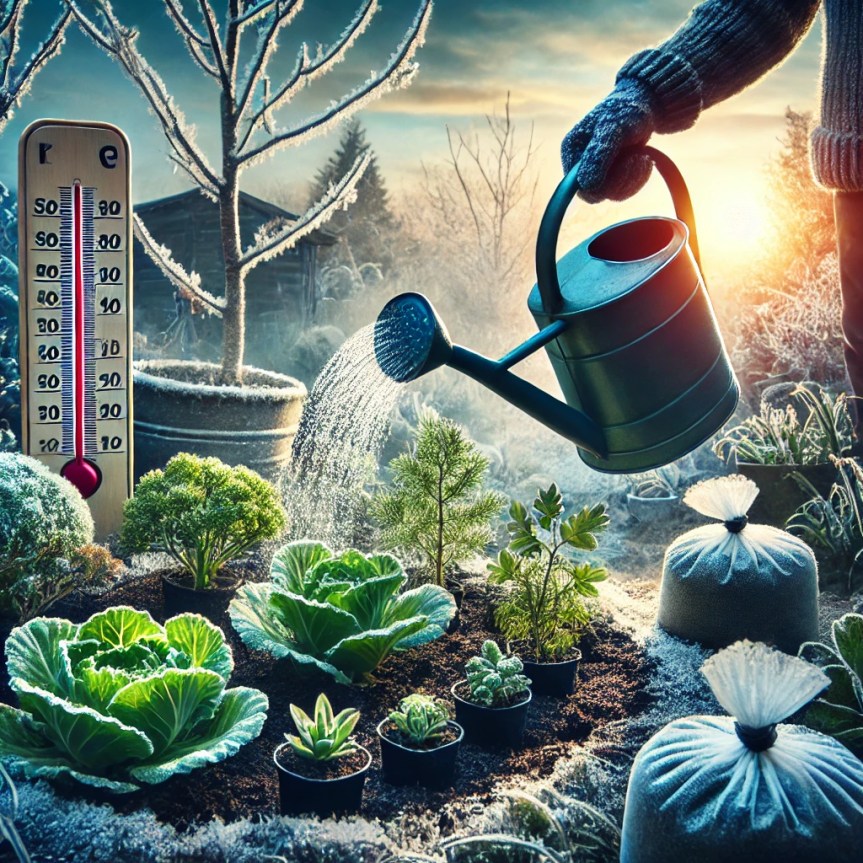 Should You Water Plants Before a&nbsp;Freeze?