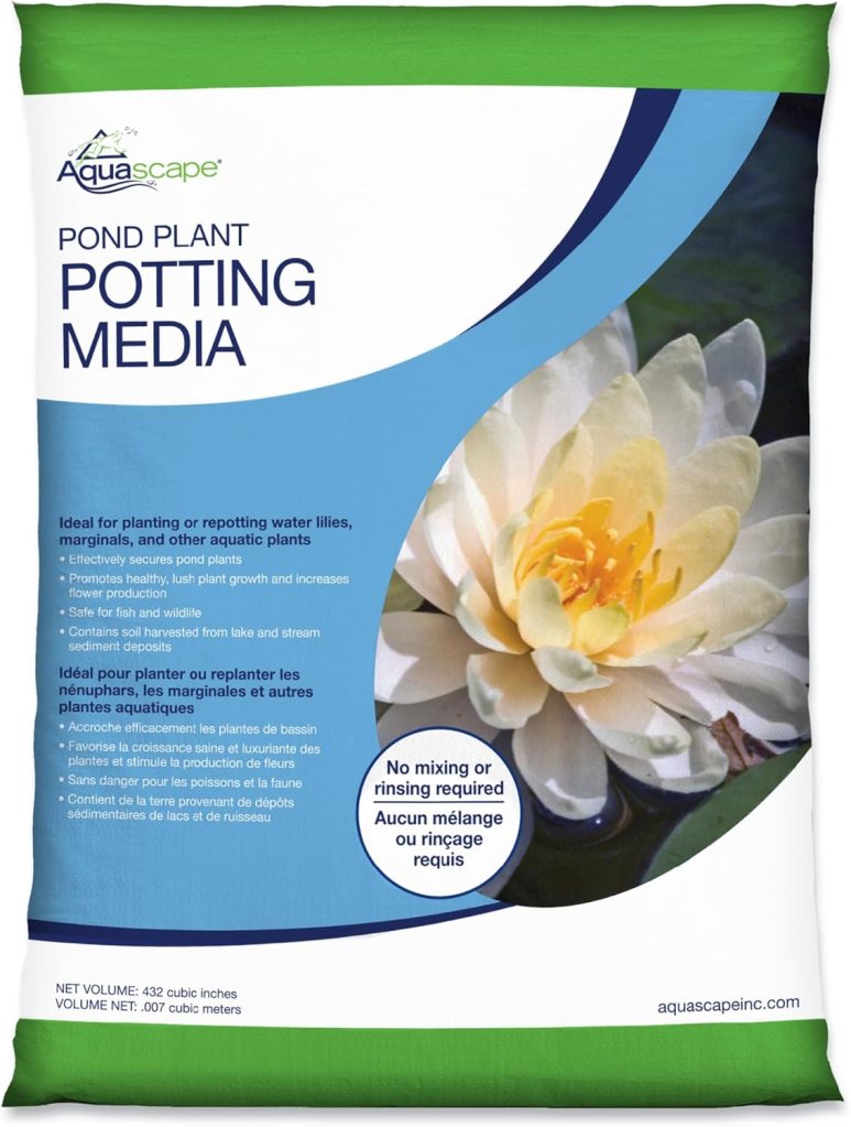 aquascape pond plant potting media